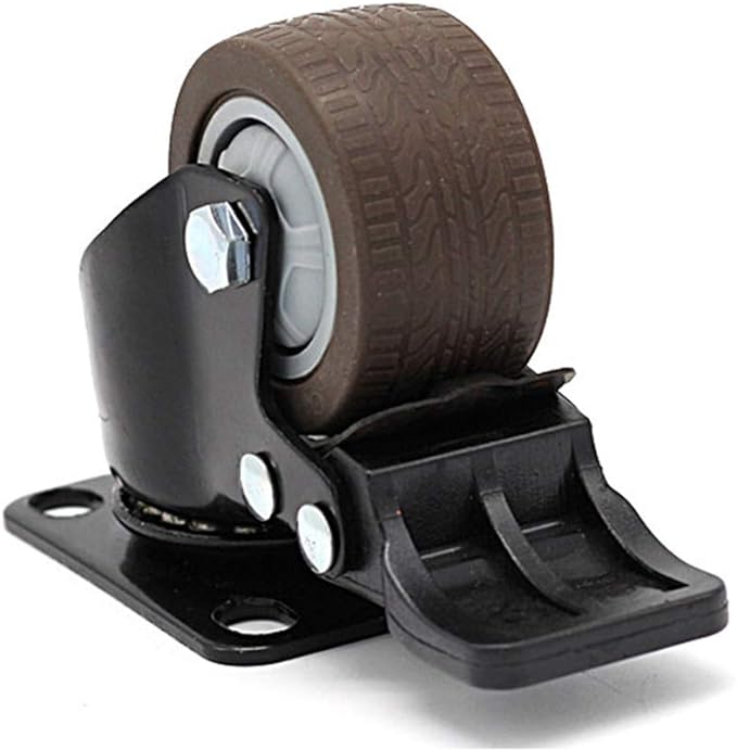 Black Wheel Screw Swivel 2