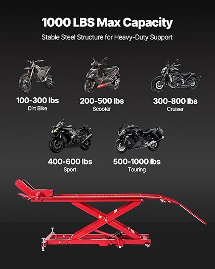 Hydraulic Moto Lift 0.5T رافعة طاولة هيدروليكية