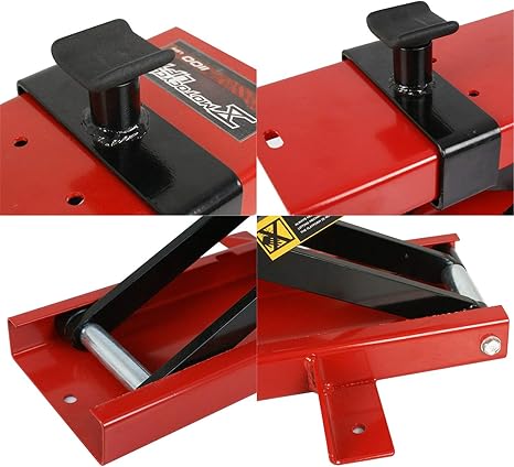 Motorcycle Lift Red رافعة مقصية للدراجات النارية