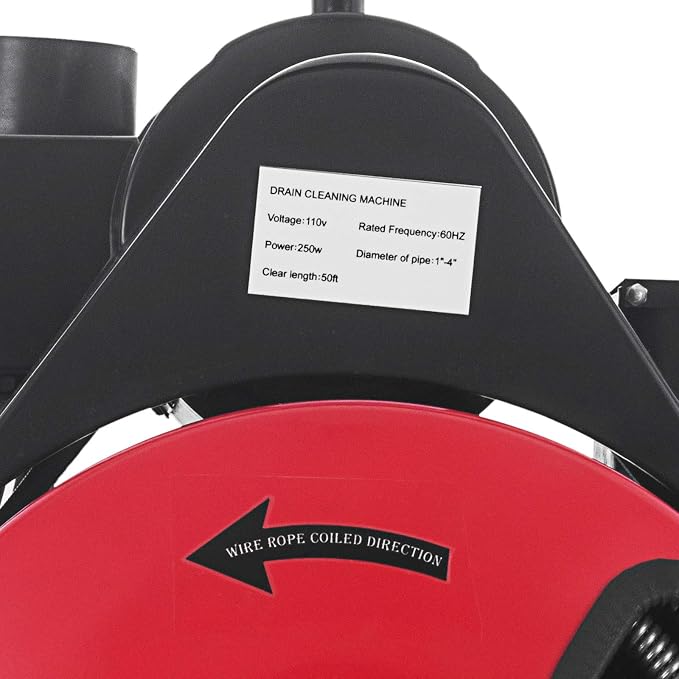 Drain Cleaning Machine 250W مكنة تفتيح مجارير