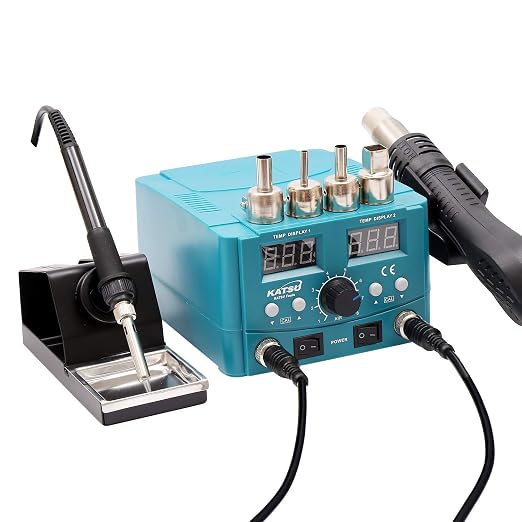 2 In 1 Iron Solder Hot Air Gun كاوي قصدير صناعي