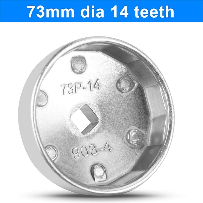 450256 23 Pcs Oil Wrench Aluminum مفتاح فلتر زيت