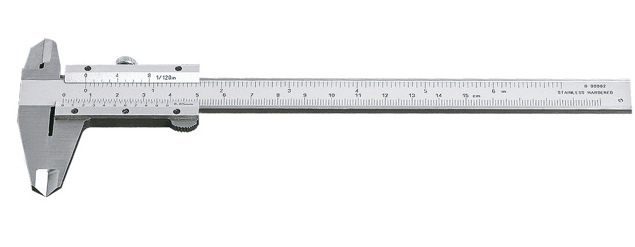 Caliper without dial 150mm (0-150MM*0.05*1/128)