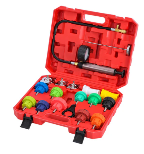 Car Radiator Cooling System Pressure Tester طقم فحص ضغط الردياتير