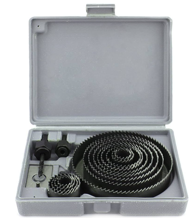 Hole Cutting Set For Wood 16pcs طقم قوارات خشب و بلاستيك