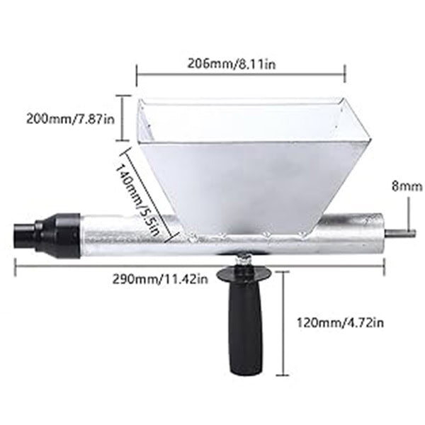 Cement Caulking Gun Drill Attachment