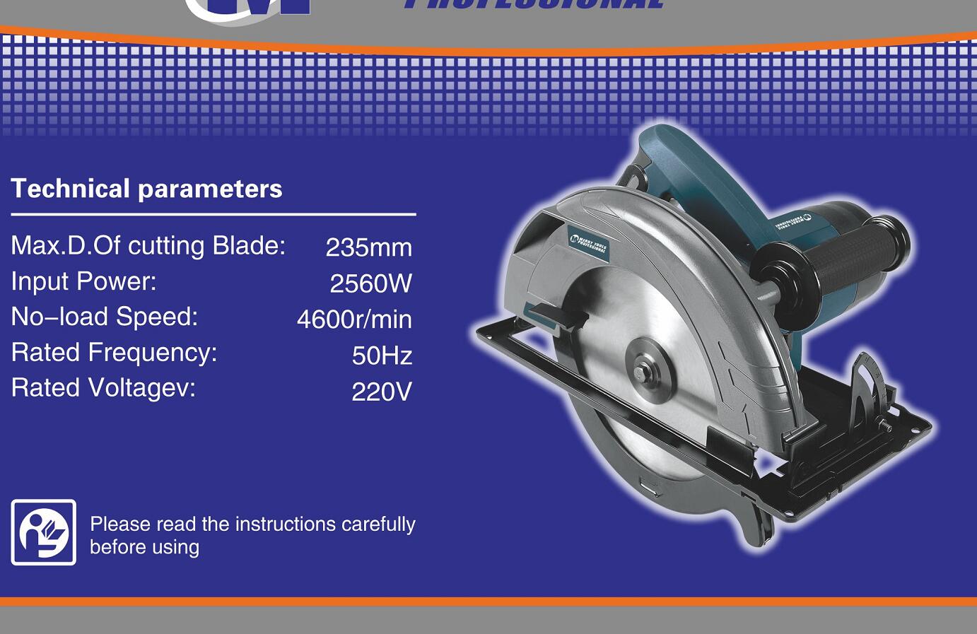Merry Tools Heavy Duty Circular Saw 235mm