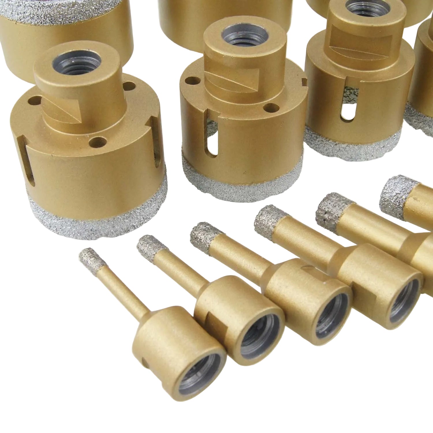 Brozed Diamond Core Bit قوارات قدح غرانيت تركيب صاروخ
