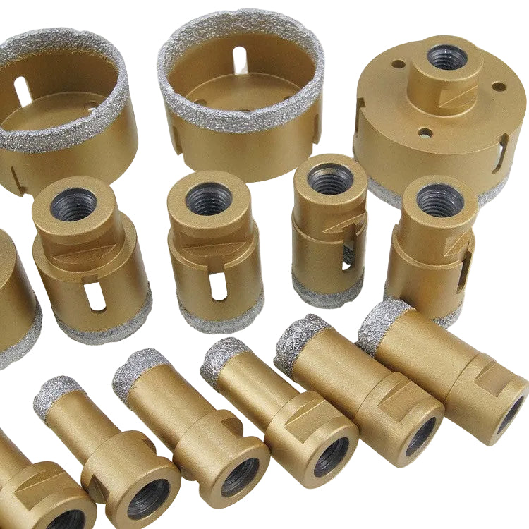 Brozed Diamond Core Bit قوارات قدح غرانيت تركيب صاروخ