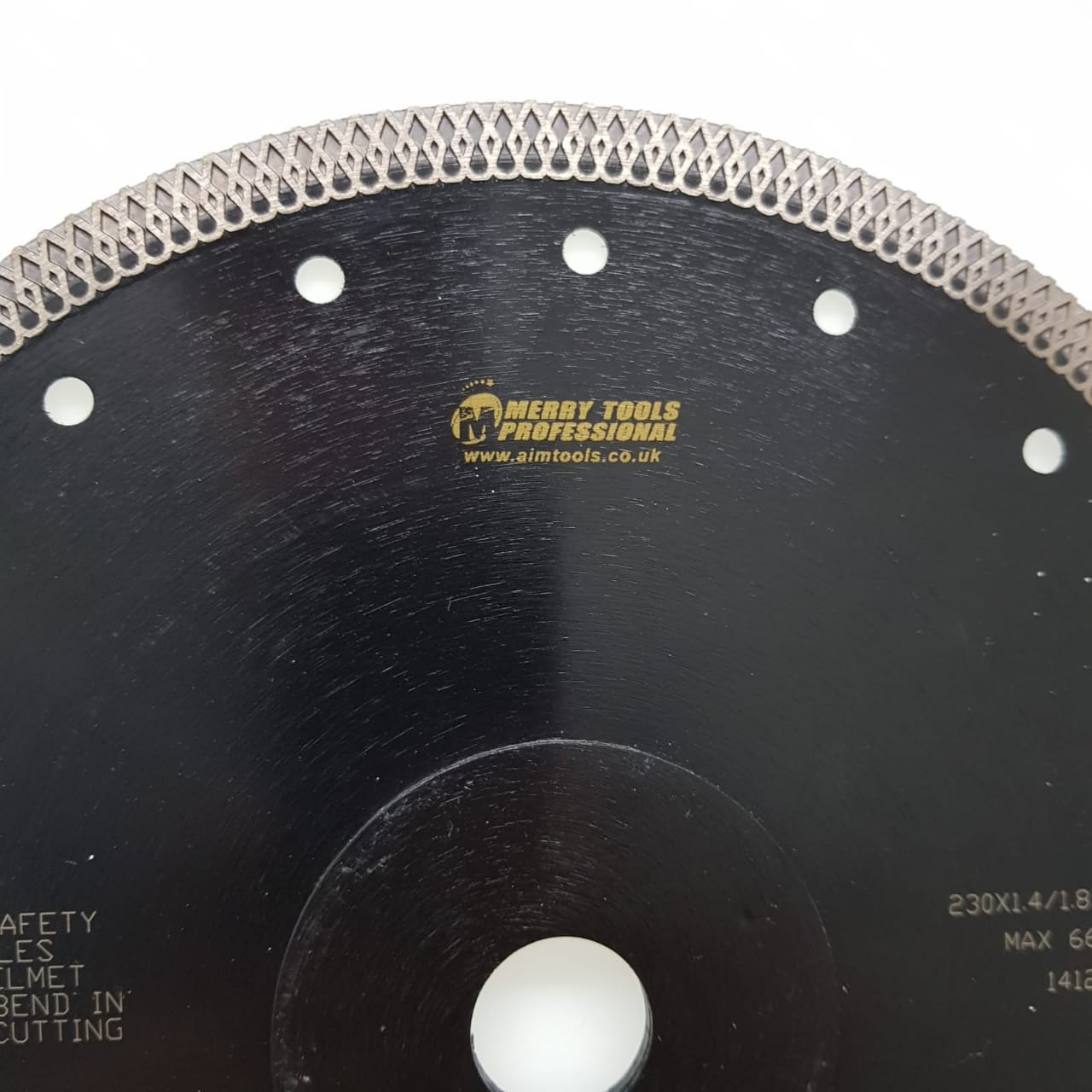 Dmnd Disc turbo 230mm 10mm segment w/fing gress cutting