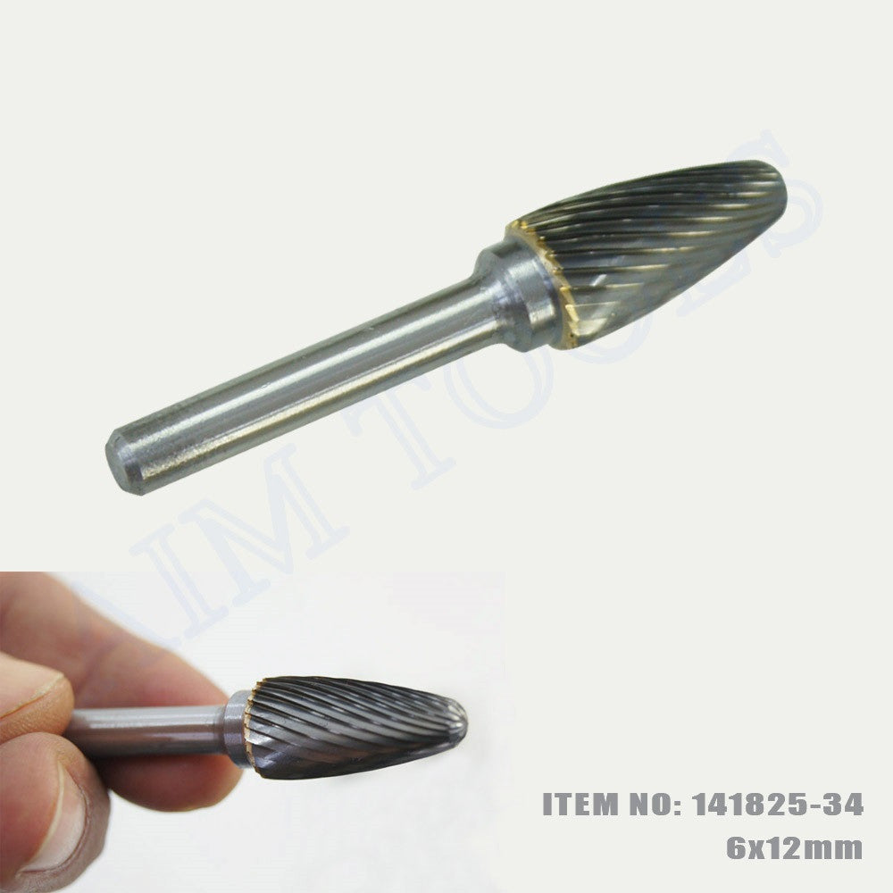 Carbide Burr 6mm Shank رؤوس كربايد للحديد