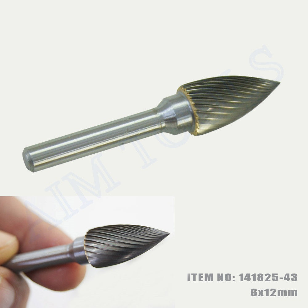 Carbide Burr 6mm Shank رؤوس كربايد للحديد