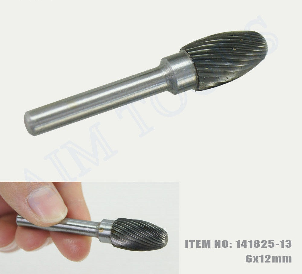 Carbide Burr 6mm Shank رؤوس كربايد للحديد