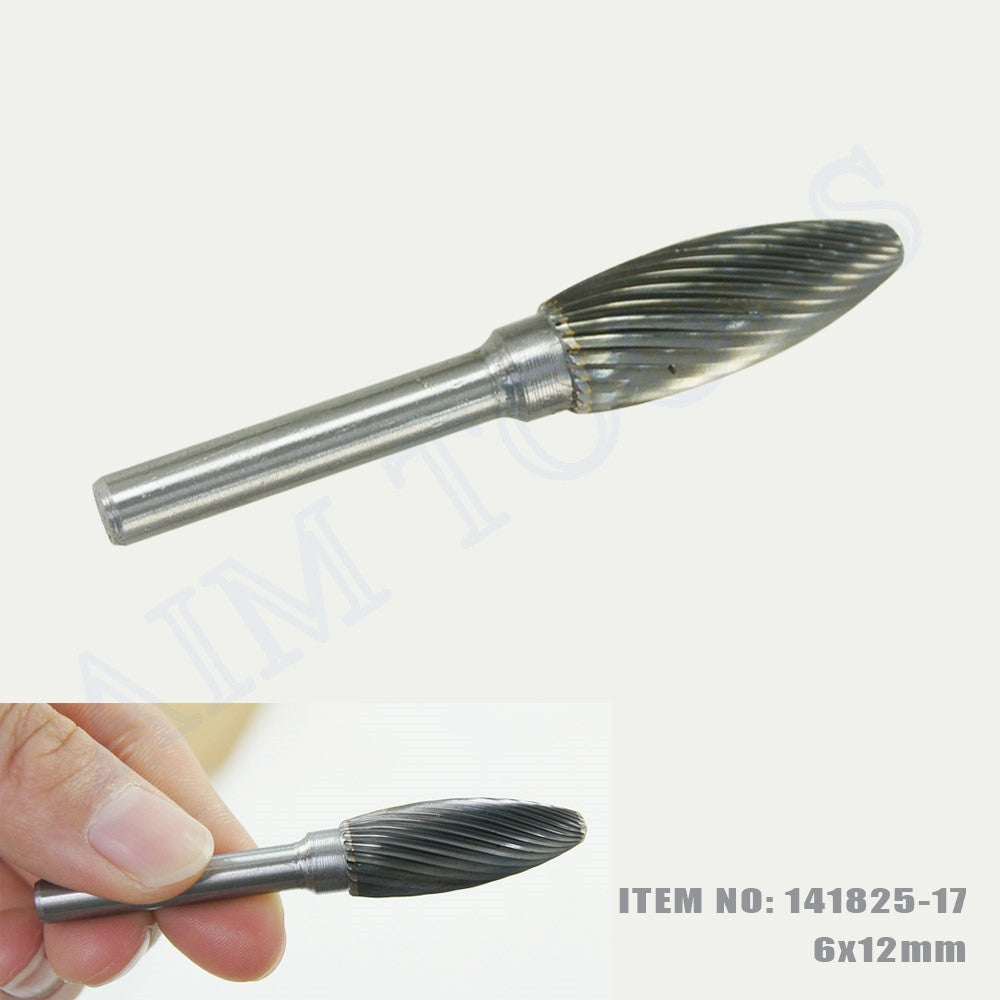 Carbide Burr 6mm Shank رؤوس كربايد للحديد