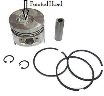 SP17522591 Diesel Generator Set 6KW - Piston Set (Long) for 186F