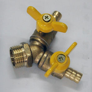 SP230319 Air Ball-Valve - 2 Exits (8mm + 10mm)