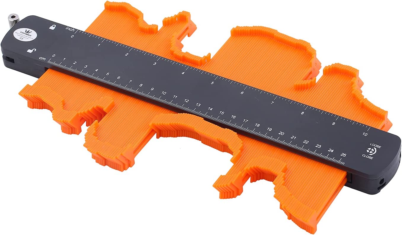 TOPWAY 10 inch Multifunctional Contour Duplication Gauge with Lock