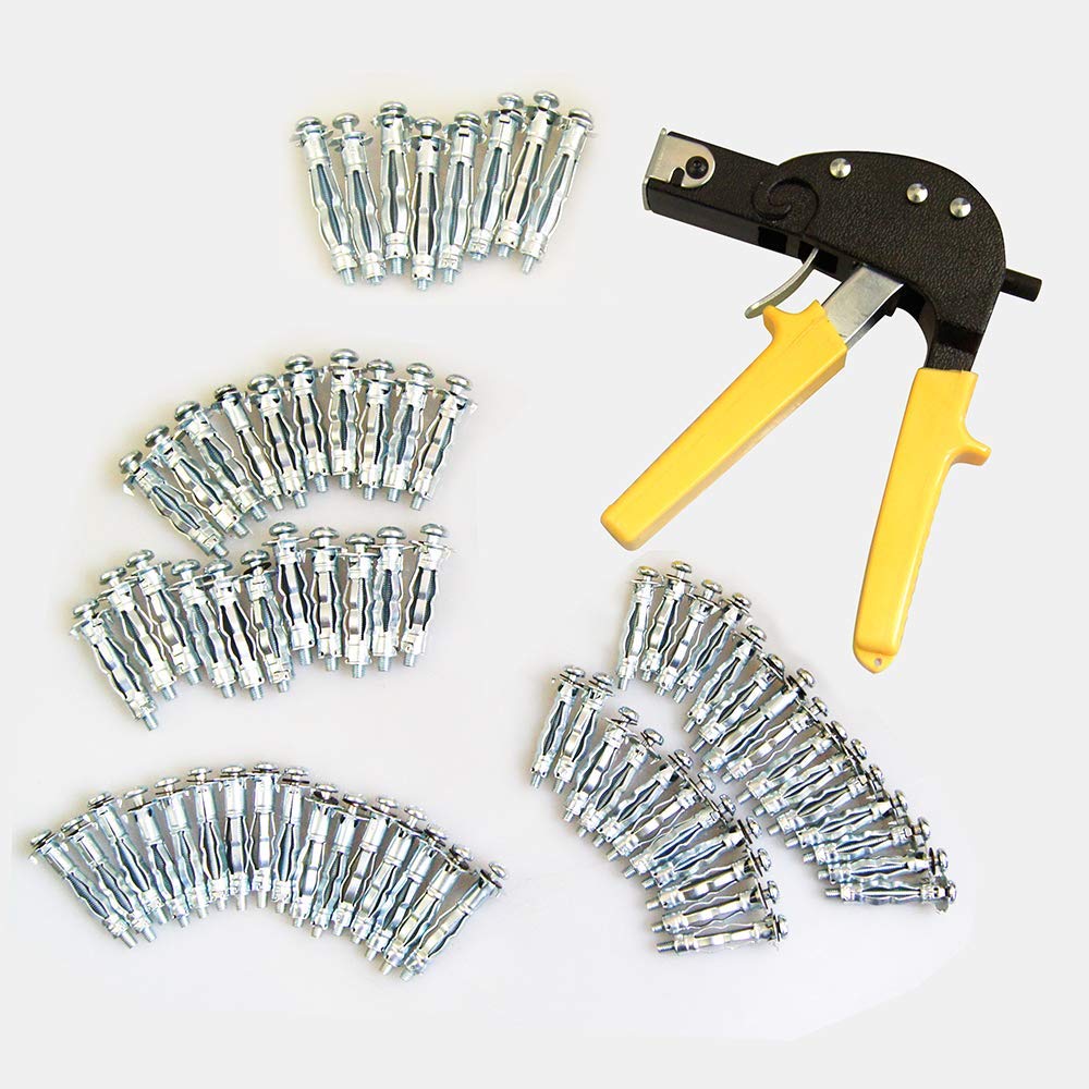 405504 Plasterboard Anchors Pliers Fixing Tool Kit 72PC