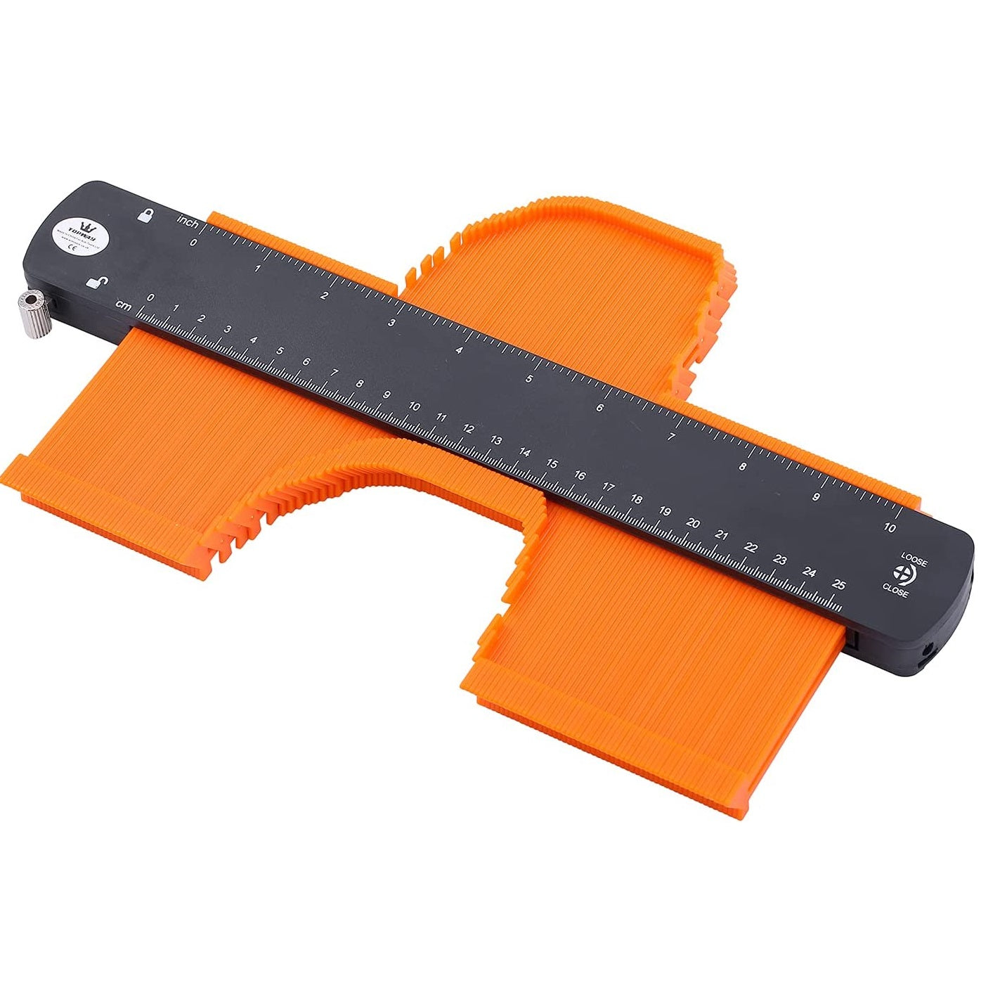 TOPWAY 10 inch Multifunctional Contour Duplication Gauge with Lock