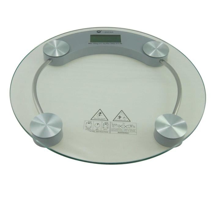 833155 Digital Scale Round 180Kg