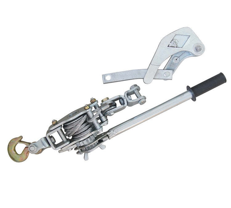 Steel Wire Cable Ratchet Tensioner Puller W/Clamp ونش يدوي