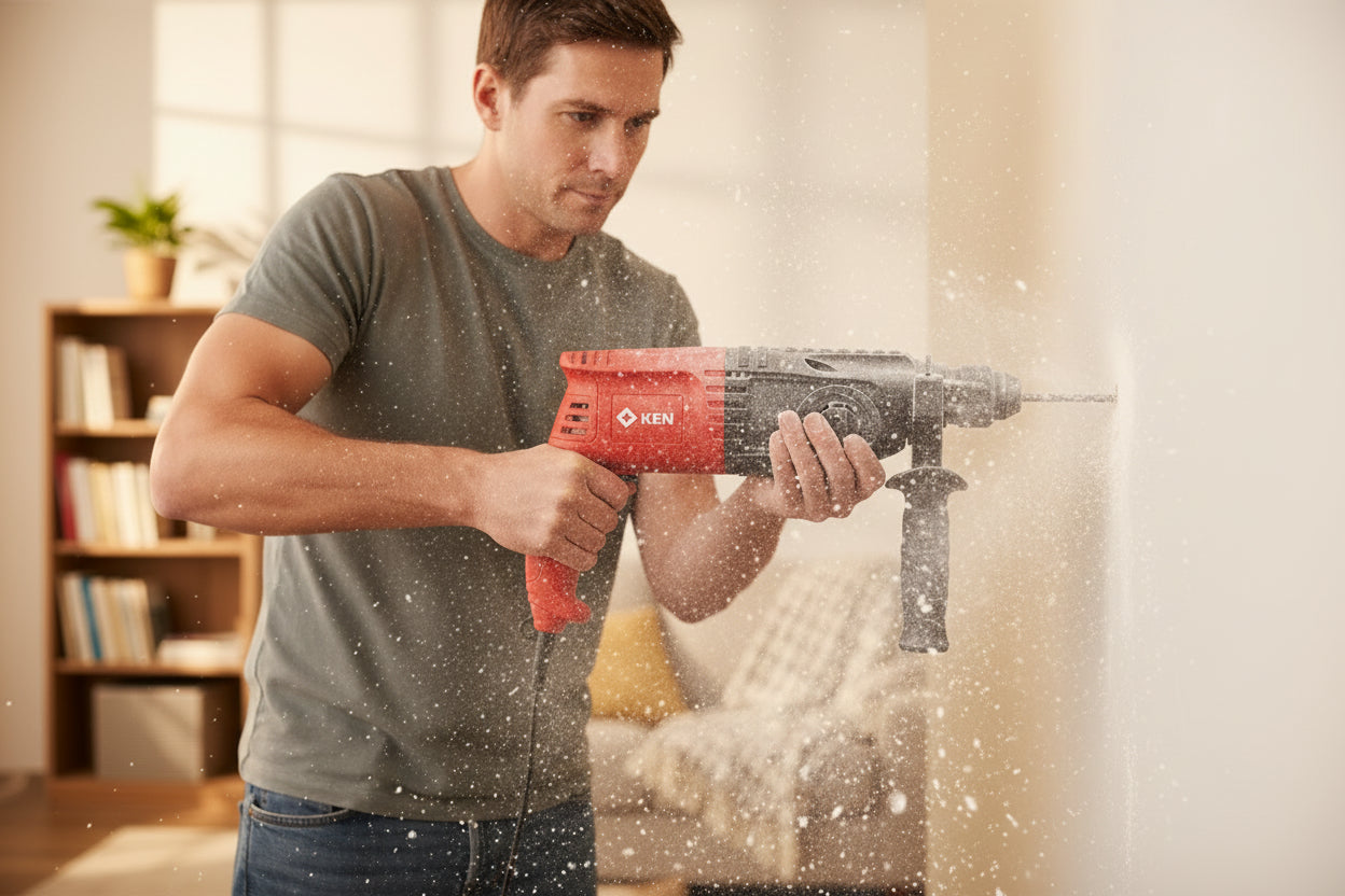 Rotary Hammer 680W Ken مقدح برم و تكسير