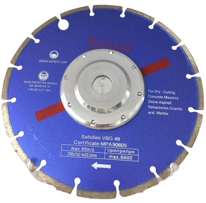Diamond Disc Seg W/F 230mm ديسك قص باطون و غرانيت