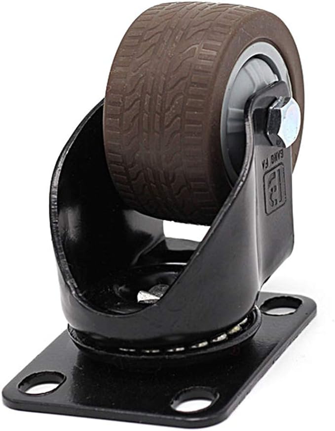 Black Wheel Screw Swivel 2