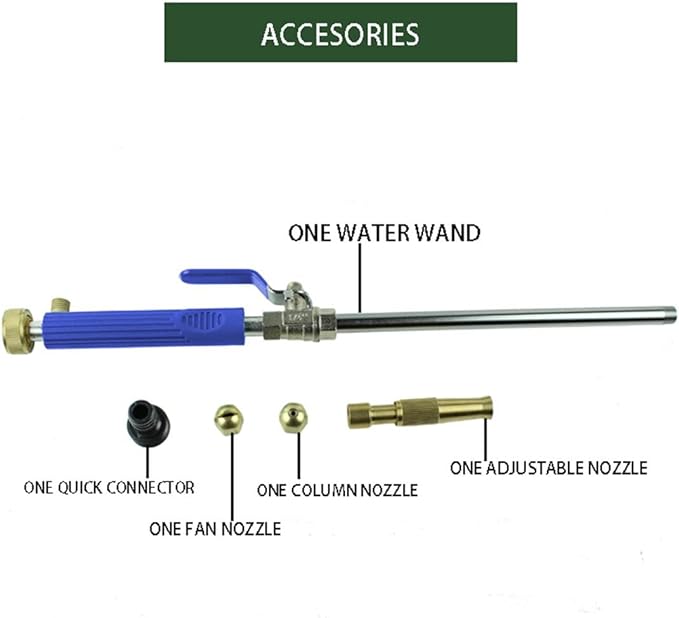 Car Washing Lance W Garden Sprayer Tip Kit فرد غسيل مع اكسسوار