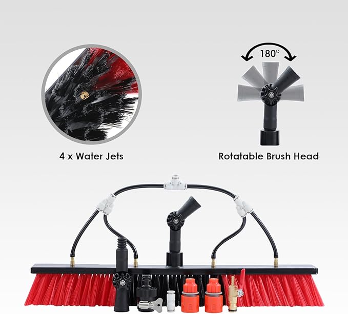 TPW Solar Cleaning Extendable Brush 7.2Mtr