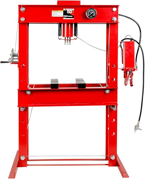 Hydraulic / Pneumatic Floor Shop Press 50 Ton مكبس هيدروليك