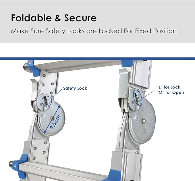 Aluminum Ladder Telescopic 3.8