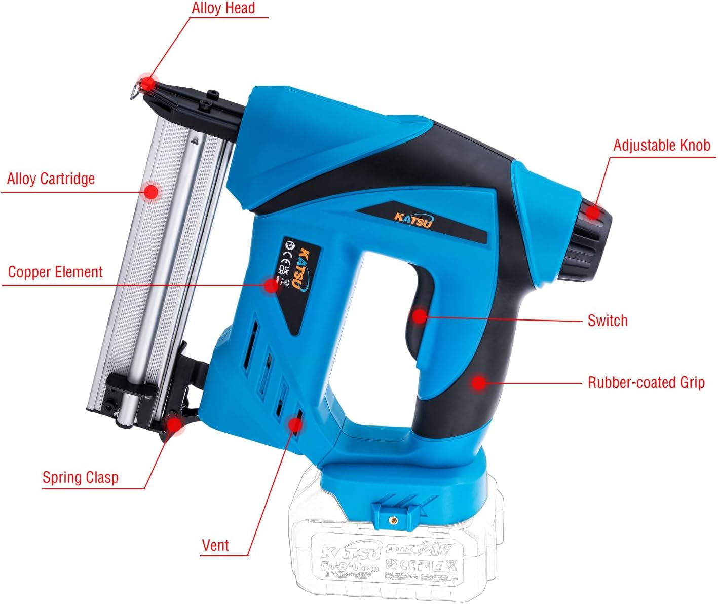 KTS FIT-BAT Nail Gun 2 in 1 No Btry