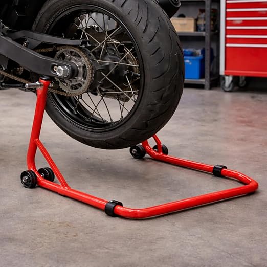 Motorcycle Stand Red عفريت موتو احمر