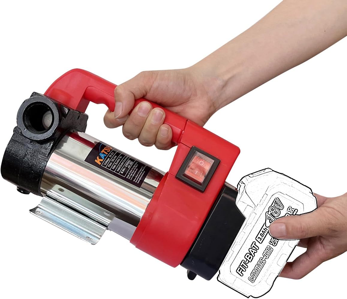 KTS FIT-BAT Cordless Diesel Transfer Pump No Btry