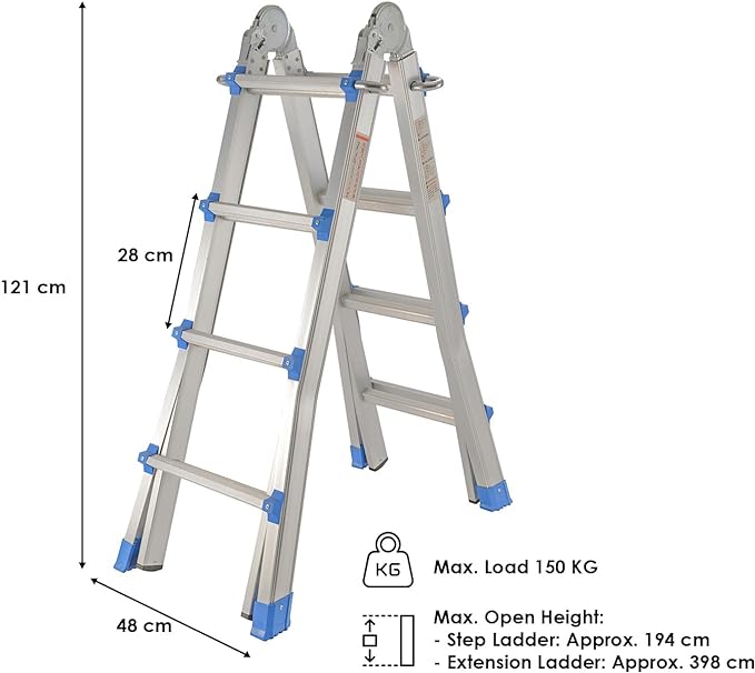 Aluminum Ladder Telescopic 3.8