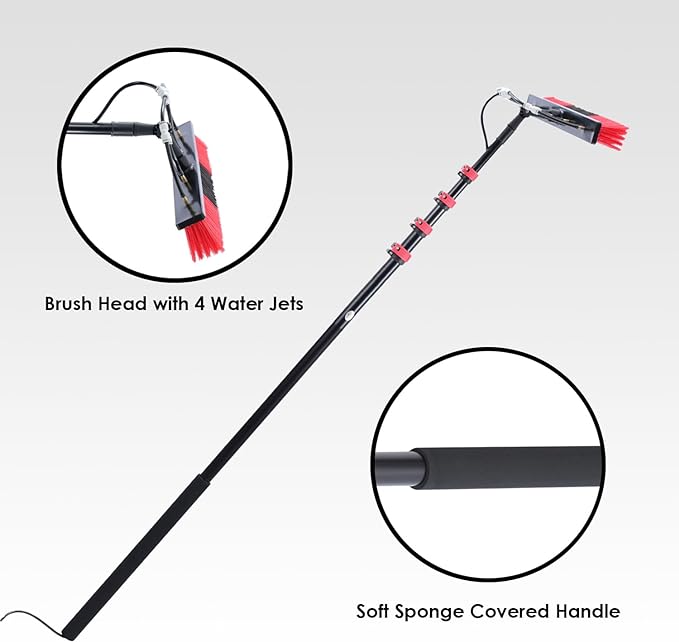 TPW Solar Cleaning Extendable Brush 7.2Mtr