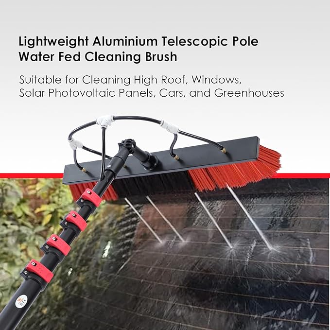 TPW Solar Cleaning Extendable Brush 7.2Mtr