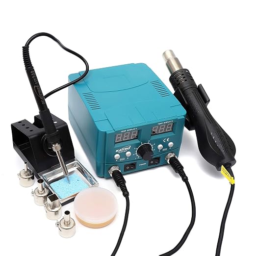 2 In 1 Iron Solder Hot Air Gun كاوي قصدير صناعي