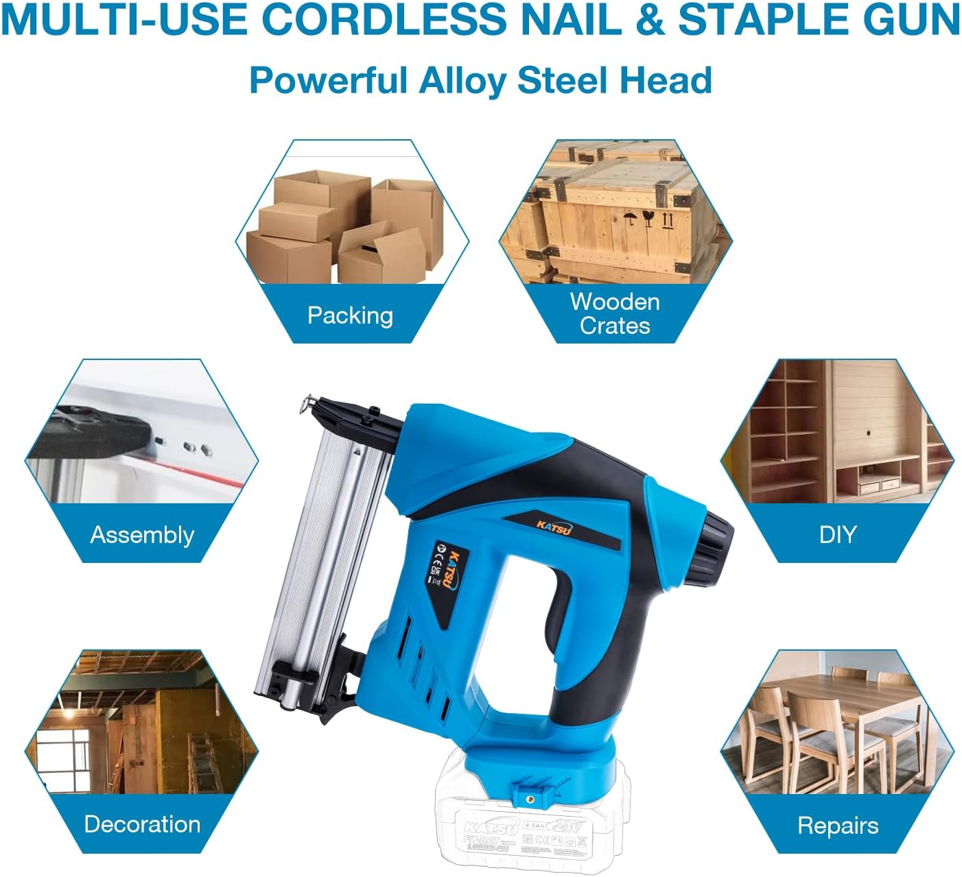 KTS FIT-BAT Nail Gun 2 in 1 No Btry