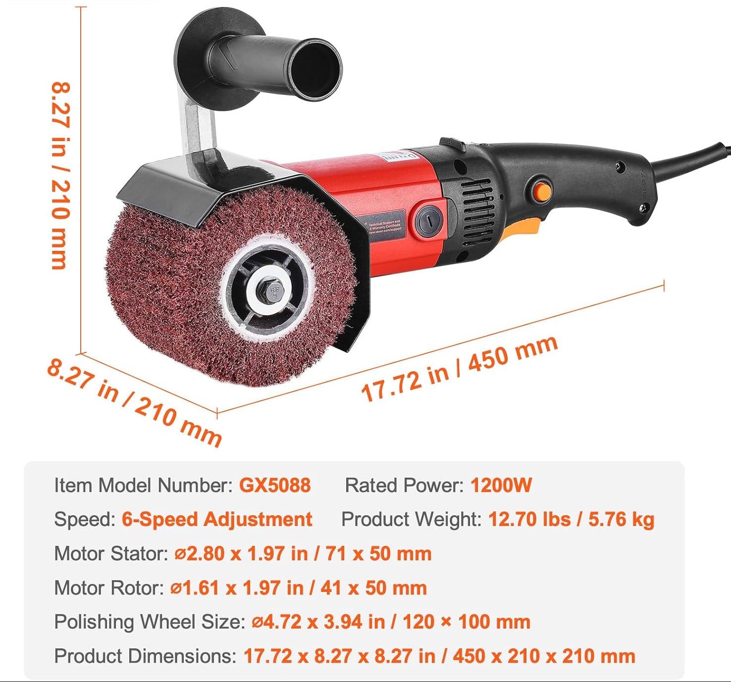 Drum Wheel Sander Polisher صاروخ حف و تلميع