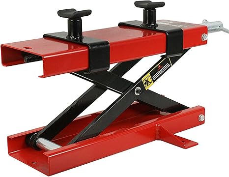 Motorcycle Lift Red رافعة مقصية للدراجات النارية