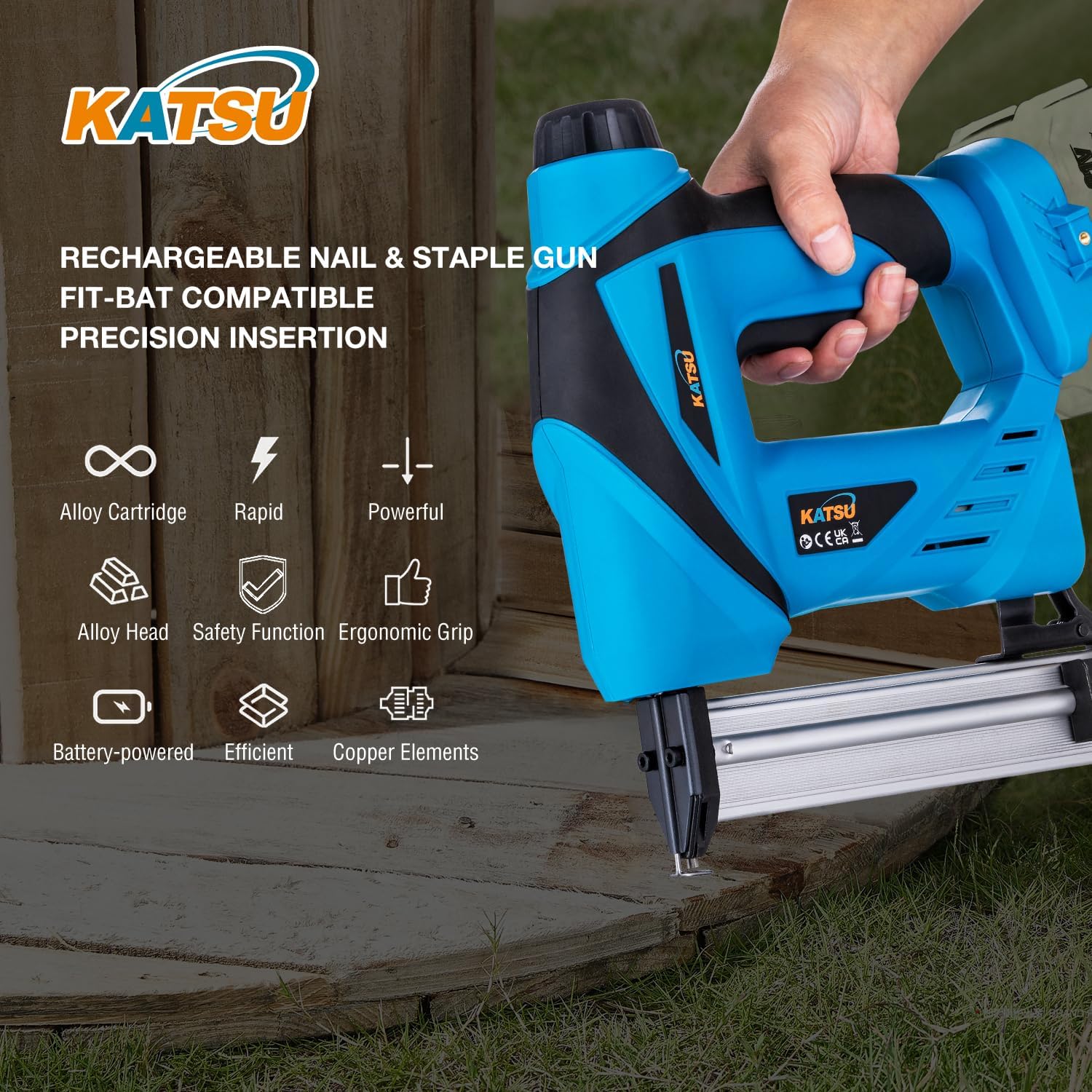 KTS FIT-BAT Nail Gun 2 in 1 No Btry