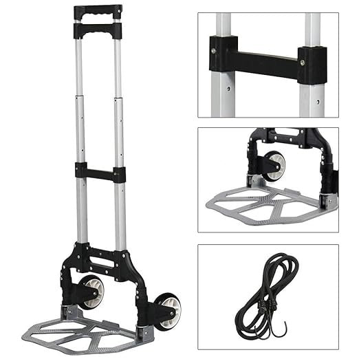 TPW Folding Trolley Almn Frame 120KG