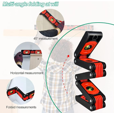 Folding Magnetic Spirit Level 60Cm
