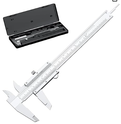 Caliper without dial 150mm (0-150MM*0.05*1/128)