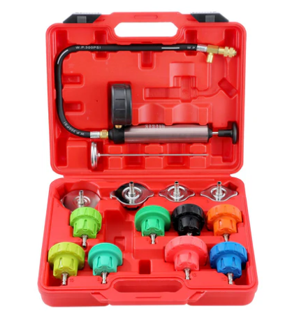 Car Radiator Cooling System Pressure Tester طقم فحص ضغط الردياتير