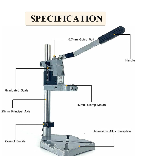 Drill Stand Iron Base قاعدة مقدح