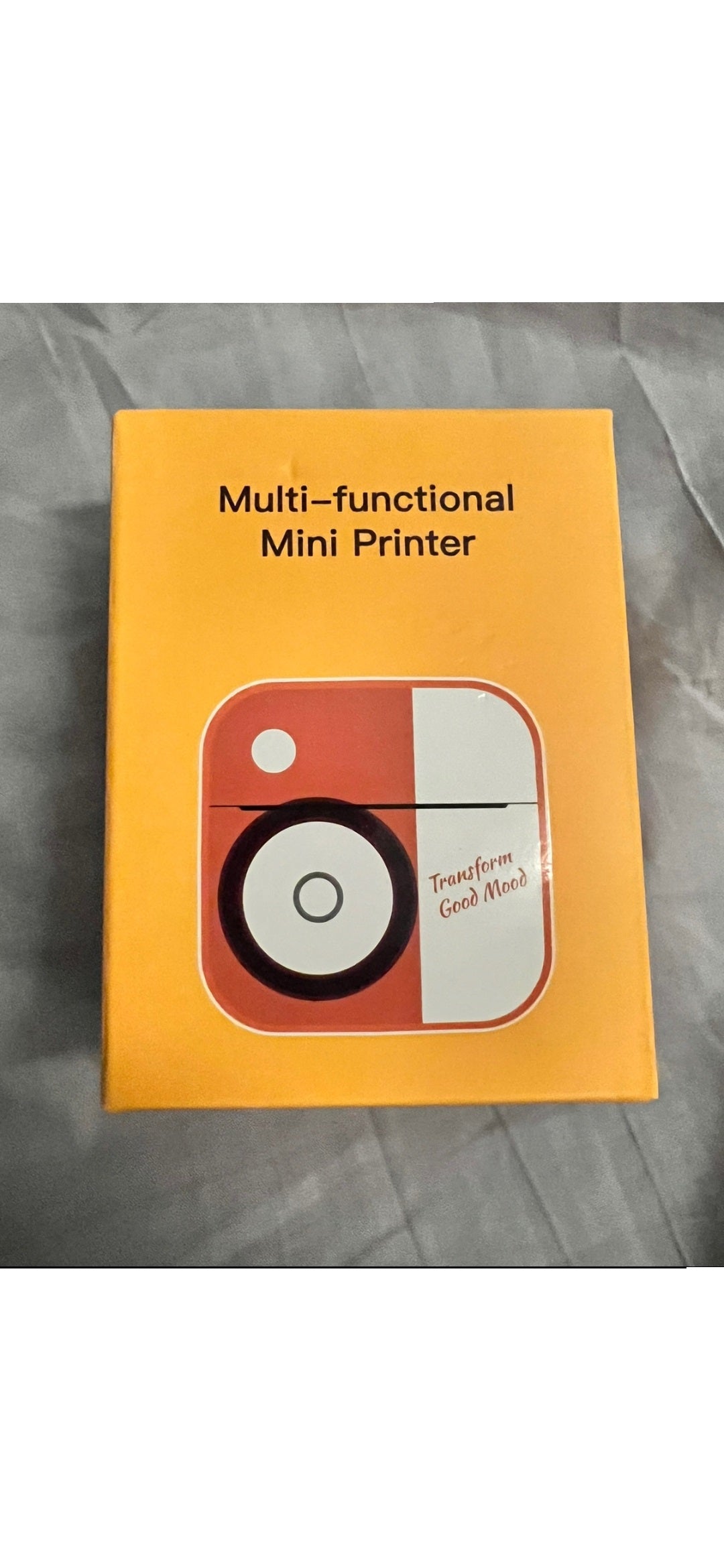 Mini Label Printer with 5 Rolls 50*15mm
