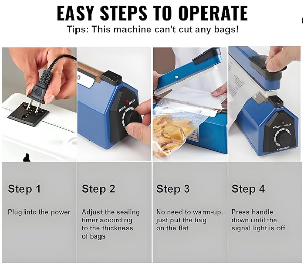 Hand Sealer مكنة لحام أكياس